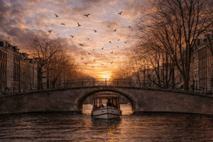 Evening (Sunset) Canal Cruise with Bar on Board