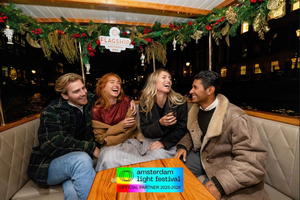 Amsterdam : Croisière privée avec boissons pour le festival des lumières