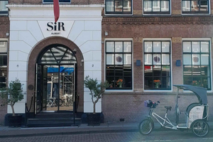 Privat tur i elektrisk cykeltaxa med audioguide