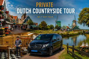 Privat omvisning i Volendam, med vindmøller og ostegård