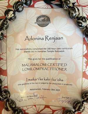 Adonina Pacific Healing & Women Temple