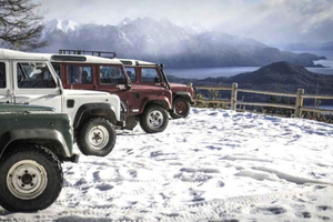 Bariloche: Schnee im Refugio Extremo Encantado, Schlittenfahrt, Fondue und 4x4