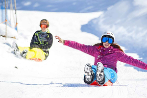 Bariloche: lumipäivä Piedras Blancasin talvipuistossa + kuljetus