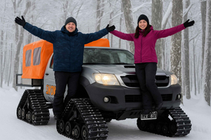 Bariloche: experiencia Snowcat en el Cerro Perito Moreno y trineo en la nieve