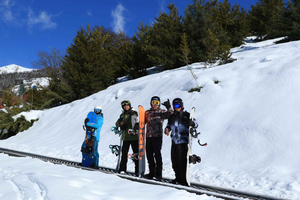 Cerro Catedral: groepsles snowboarden voor beginners