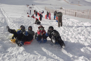 Mendoza, Los Puquios: Schneeerlebnis + Transfer und Ausrüstung inbegriffen