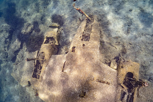 Snorkling ved et flyvrakk nær Athen med bilder og videoer