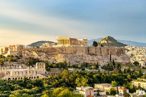 Athene/Piraeus: Privétour van 3 uur door Athene met ophaalservice