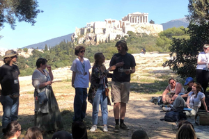 Athen: Demokratie-Erfahrungsworkshop auf dem Pnyx-Hügel