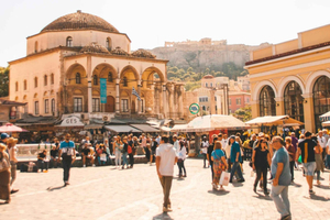 Vanuit Piraeus: excursie in kleine groep in Athene