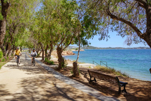Atene: noleggio bici per un giorno intero sulla costa con consegna e ritiro