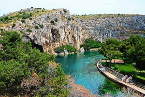 Vouliagmeni-søens termiske spa og Lycabettus' panoramiske solnedgang