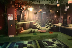 Escape Room Minecraft no centro de Atenas com lanches e sucos