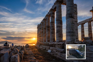 Athen: Privat udflugt til Kap Sounion og Vouliagmeni-søen