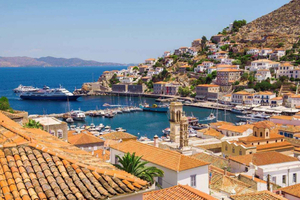 Depuis Athènes : croisière d'une journée à Hydra, Poros et Égine avec déjeuner