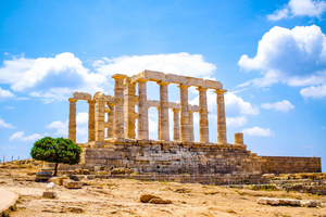 Au départ d'Athènes : visite d'une demi-journée du temple de Poséidon et du cap Sounion
