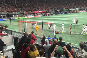 Atlanta United Football Game at Mercedes-Benz Stadium