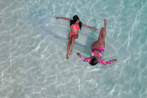 Nassau: Experiência de sessão de fotos de drone em caiaque cristalino