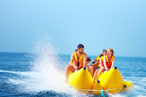 Nassau: Jetski-tur, parasailing og bananbåttur