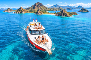 6 Stops Komodo Day Trip with Luxury Boat, Drone GoPro Camera