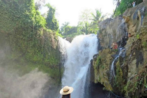 Bali: Monkey River, Tegenungan Waterfall & Mas Village Tour