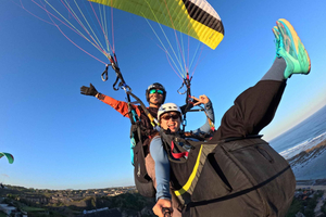 Bali Paragliding:Flight at Pandawa Beach & Tanah Barak Cliff