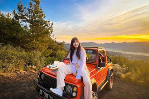 Jeeptour bij zonsopgang op de Gunung Batur & hoogtepunten van Ubud