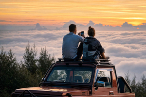 Mount Batur Sunrise Private Jeep & Natural Hot Spring