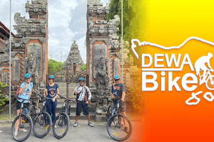 Ubud: tour en bici eléctrica por el campo de Ubud y los campos de arroz con comida