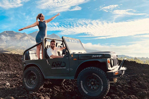 Ubud: Mount Batur Jeep Sunrise and Natural Hot Spring Tour