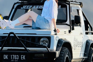 Ubud : (private) jeep tour mount batur sunrise & hot springs