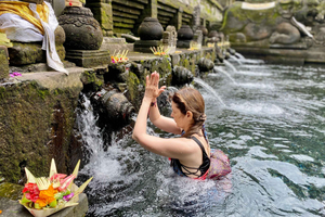 Ubud: Tour of Tirta Empul Temple, Rice Terrace & Waterfall