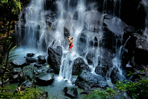 Ubud: Waterfalls & Temple with Rice Terrace Small-Group Tour