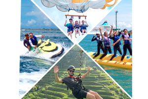 Ubud Zipline & Watersport (Jet Ski, Parasailing, Banana Boat)