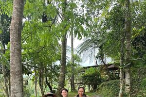 clase de cocina en Umah Bali Kuno con comida