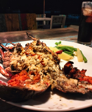 Sunset bar & grill restaurant