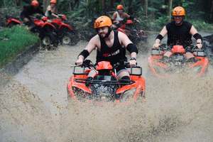 Ubud: ATV Quad Biking, Temple & Tibumana Waterfall Tour