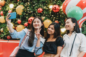 Promenade de Noël à Bangkok : visite privative et crêpes à la noix de coco