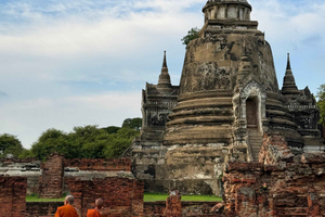 Privat tur i Ayutthaya, bådtur på floden og Michelin-frokost