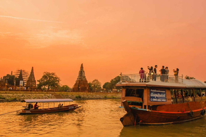 Ayutthaya Temples Day Trip with Sunset Cruise