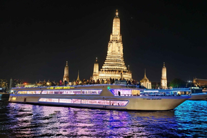 Bangkok: rejs The Luxury White po rzece Menam z darmowym piwem i winem