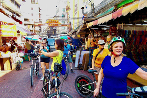 Fietstour door Chinatown in het lokale leven, eten en verborgen steegjes