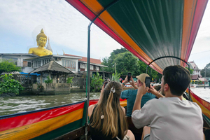 Bangkok Long Boat Canal a Big Buddha & Culture Markets Tour