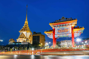 Bangkok : visite privative nocturne de Chinatown et des marchés