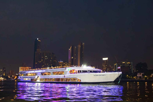 Bangkok: White Orchid Chao Phraya Cruise, Thai Buffet & Beer