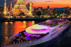 Bangkok: Wonderful Pearl Luxury Romantic Dinner Cruise