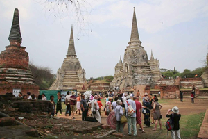 Kleuren van Ayutthaya: UNESCO erfgoed fietstocht van 6 uur