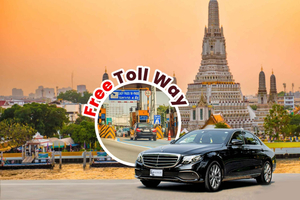 Don Mueang Airport: Private Hotel Transfer with Free Tollway