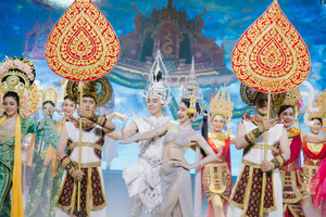 Elegant Golden Dome Cabaret Show with VIP Seating