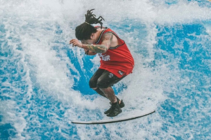 Fun Flow riding at Flow House Bangkok